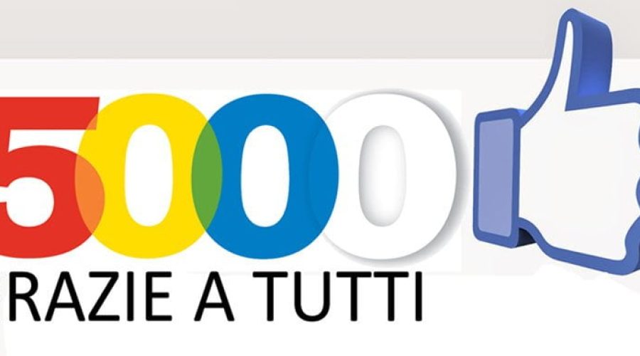 Un graze di cuore a tutti i nostri 5.000 Amici