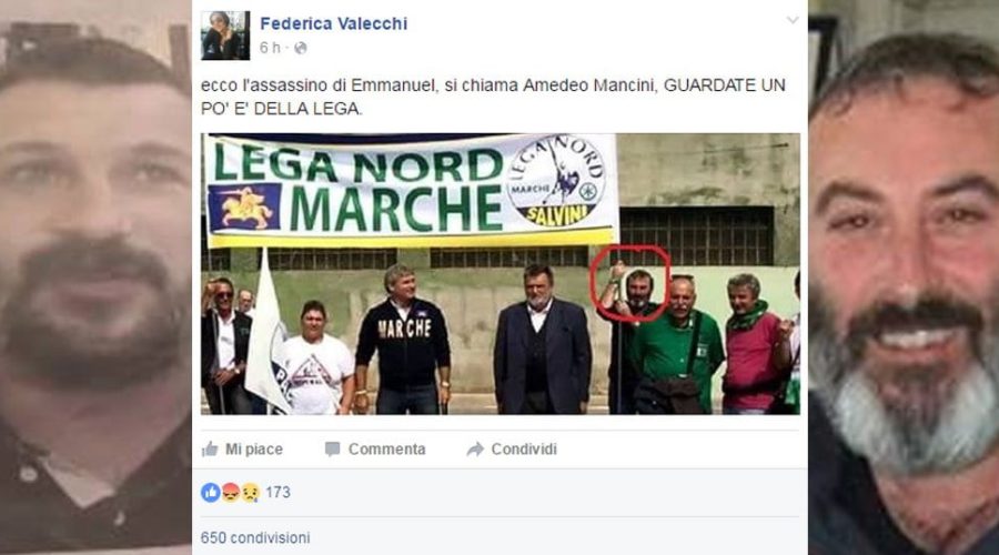 Venne accusato di essere l’assassino di Fermo, Luca Davide denuncia la Valecchi