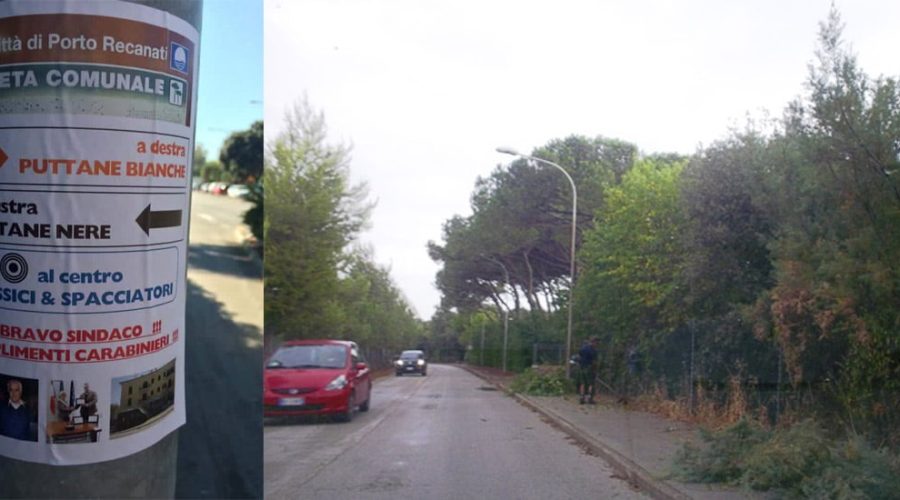 Sarebbe un Politico l’autore dei manifesti choc affissi in Pineta
