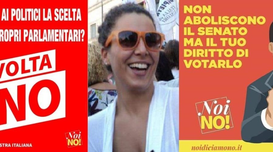 Laura Ricciatti a Porto Recanati all’evento del Comitato per il No