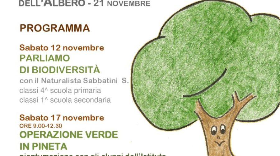 Festa dell’Albero: le iniziative del’Istituto E. Medi
