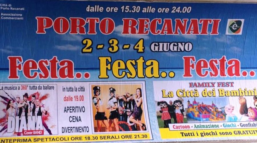Porto Recanati è Festa… Festa… Festa…