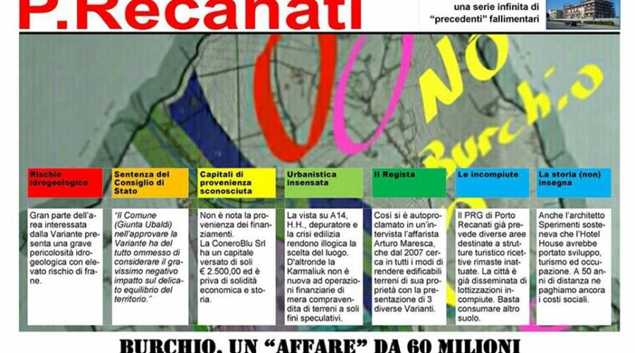 Osservazioni sulla Variante Burchio di Uniti Per Porto Recanati