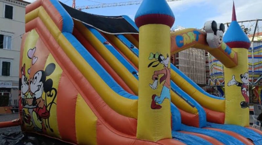 Arrivano i giochi gonfiabili per bambini tutte le sere fino al 25 agosto