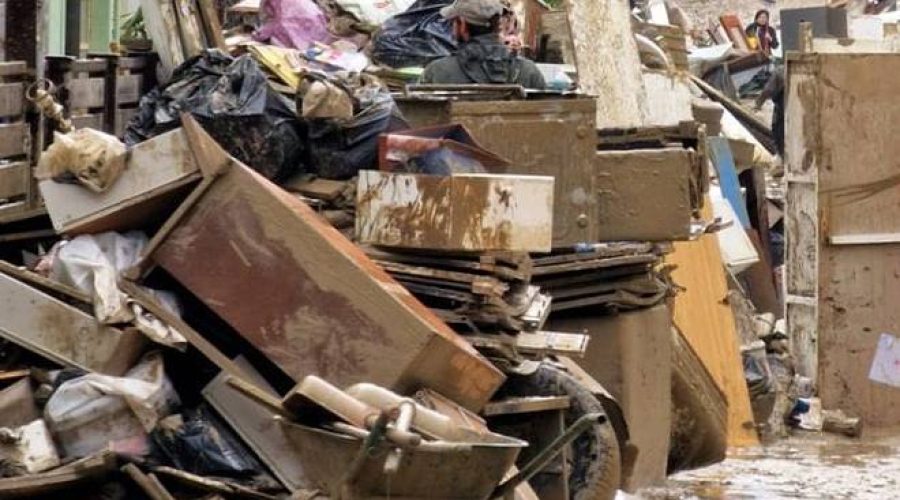 Ritiro rifiuti ingombranti post alluvione