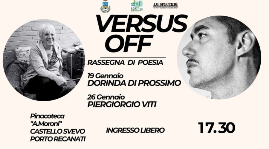 VERSUS OFF, Festival della Poesia Contemporanea a Porto Recanati 19 e 26 gennaio